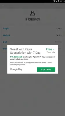 Sweat With Kayla android App screenshot 1